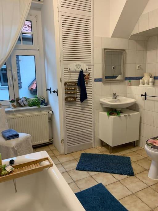 100 Qm Ferienwohnung Am Heiligen Brunnen Quedlinburg Dış mekan fotoğraf